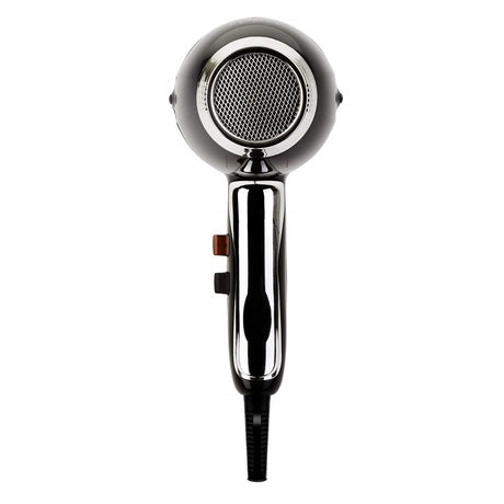 Elchim 3900 Light Ionic Hair Dryer - Black w/ Silver Chrome