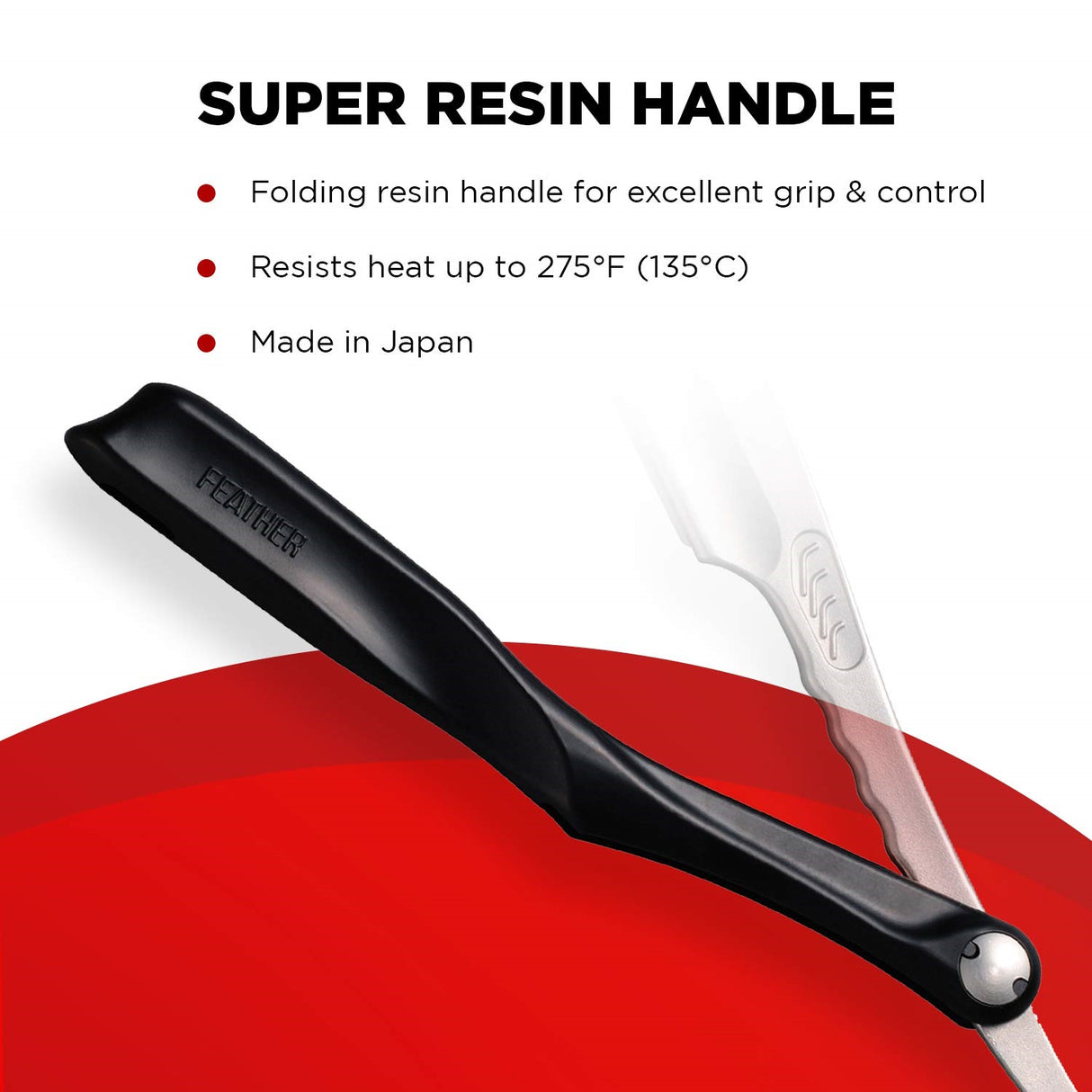 Feather Artist Club SS Pro Series Folding Handle Shaving Razor