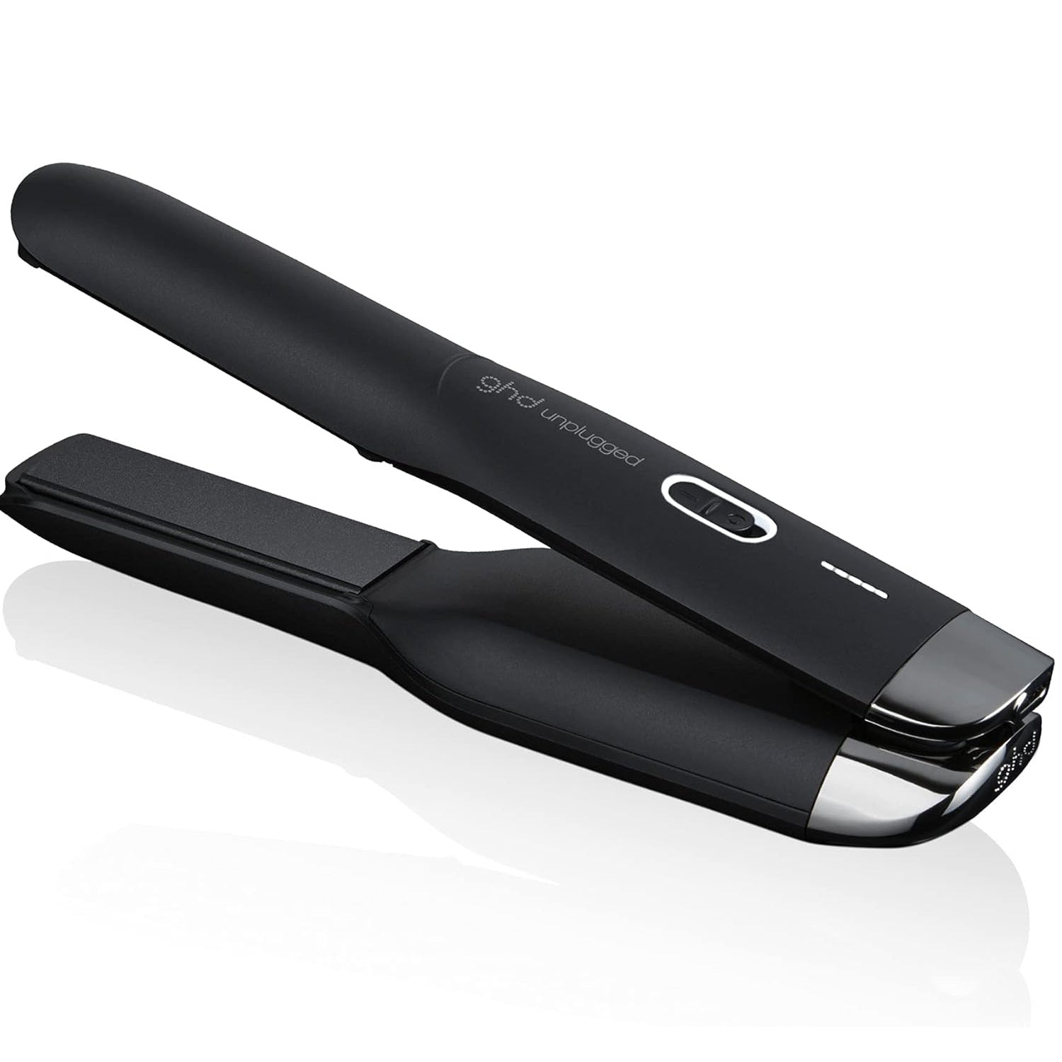 GHD Black Unplugged Cordless 1" Styler Flat Iron