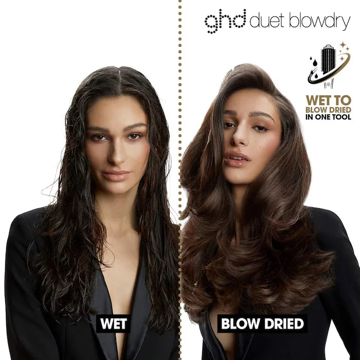 GHD Duet Blowdry Brush - Black