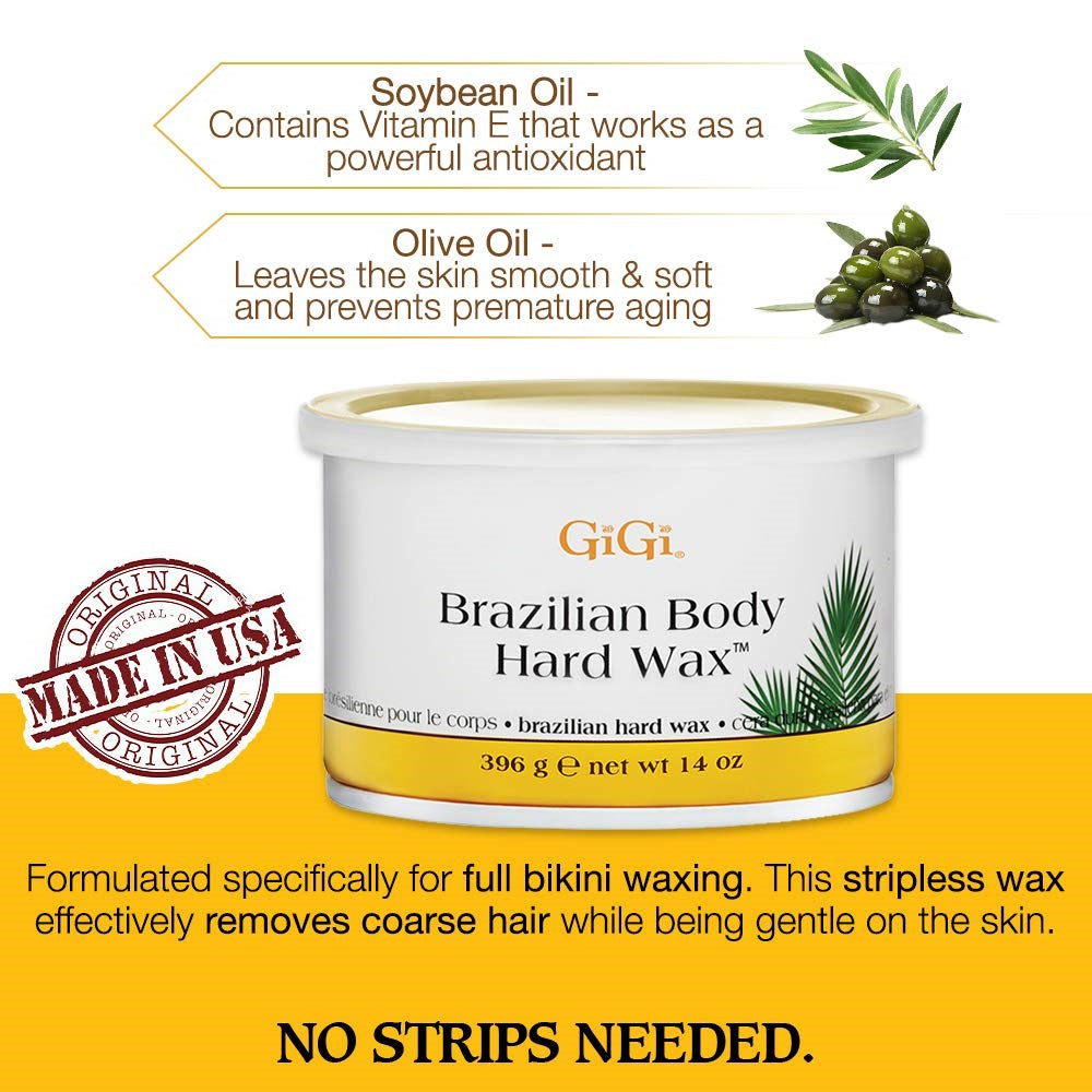 GiGi Brazilian Hard Body Wax 14 oz
