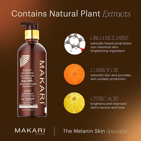 Makari Exclusive Tone Boosting Body Milk - 16.8oz