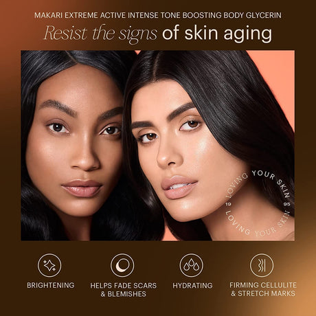 Makari Extreme Argan & Carrot Oil Tone Boosting Body Glycerin 16.8 oz.