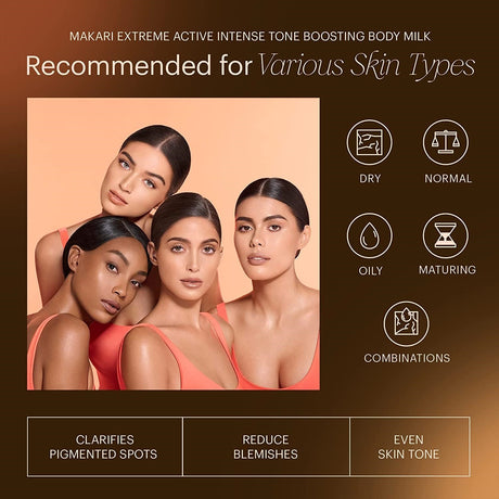 Makari Extreme Argan & Carrot Oil Tone Boosting Body Lotion - 16.8 oz.