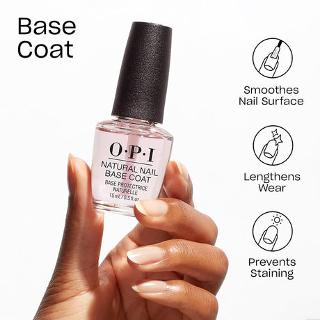 OPI Natural Nail Base Coat 0.5 oz - NTT10