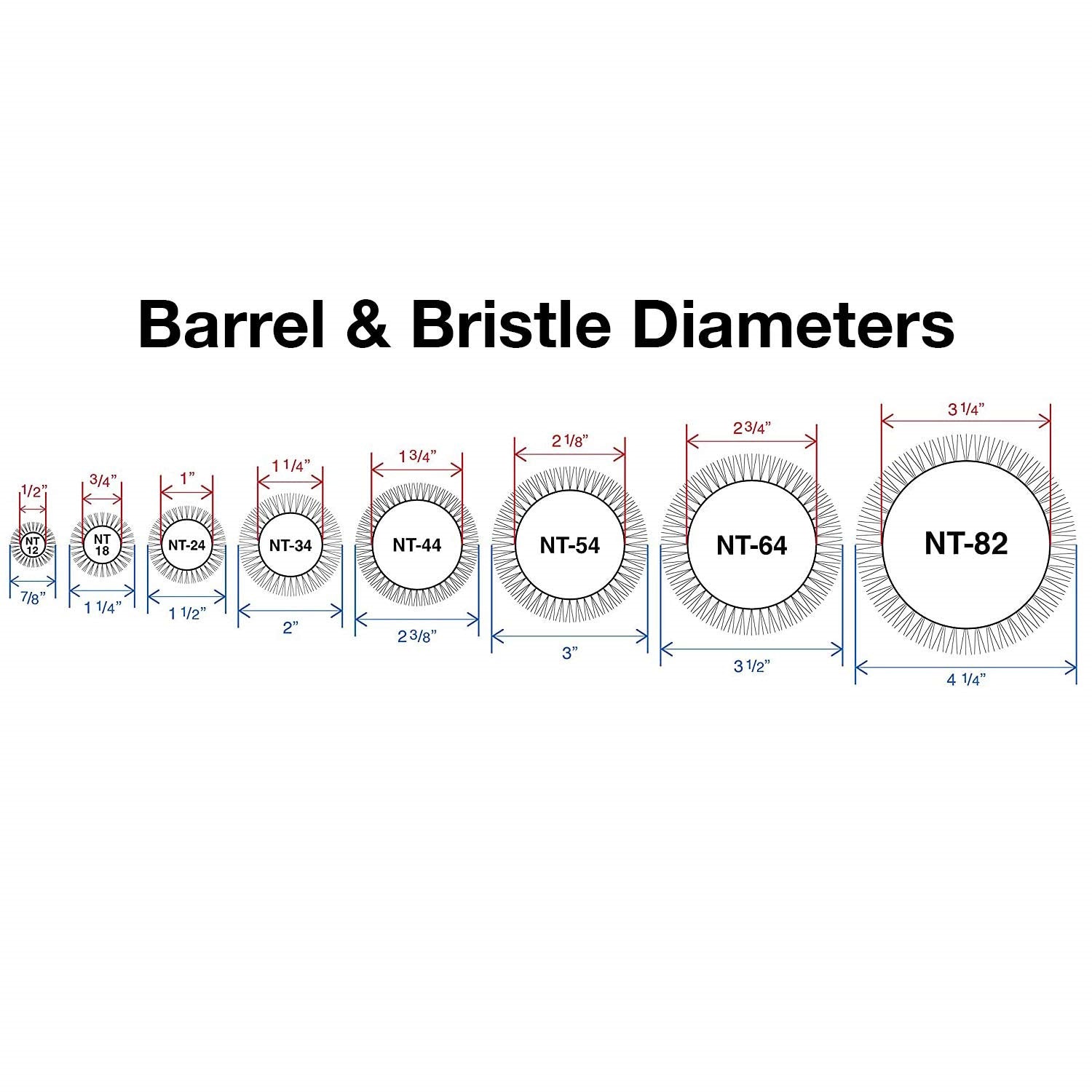 Olivia Garden Round Thermal Hair Brush 2-3/4" - NT-64