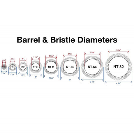 Olivia Garden Round Thermal Hair Brush 2-3/4" - NT-64