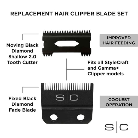 StyleCraft Instinct-X Cordless Hair Clipper w/ Vector Motor - SC608M