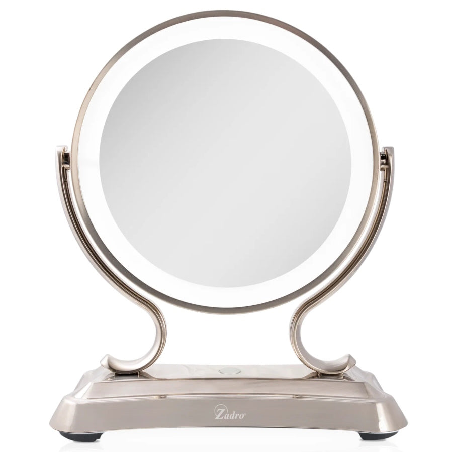 Zadro GLALT45RS Satin Nickel Glamour Led Lighted Makeup Mirror