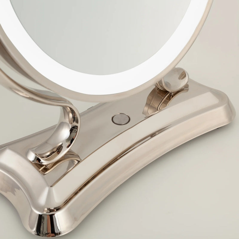 Zadro GLALT75 Polished Nickel Glamour Led Lighted Makeup Mirror