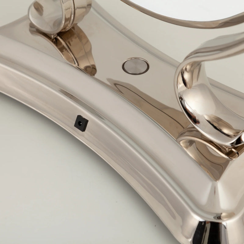 Zadro GLALT75 Polished Nickel Glamour Led Lighted Makeup Mirror