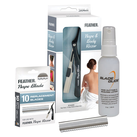 Feather Nape and Body Razor Kit