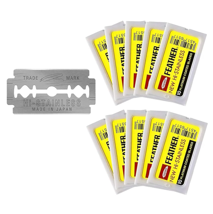 Feather Platinum Double Edge Razor Blades  - 100 pack