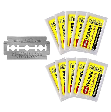 Feather Platinum Double Edge Razor Blades  - 100 pack