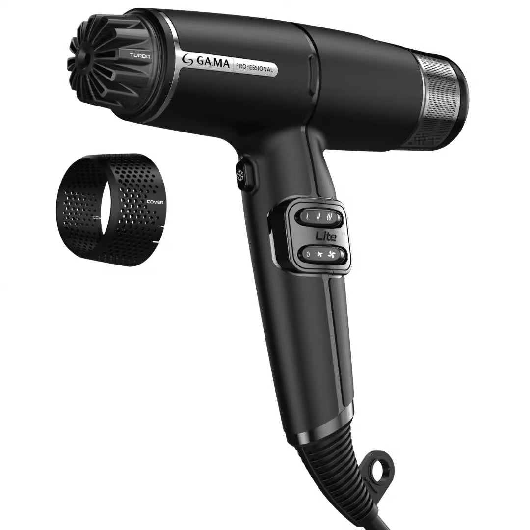 GAMA Italy iQ Lite Max Hair Dryer - Black Hair Dryers