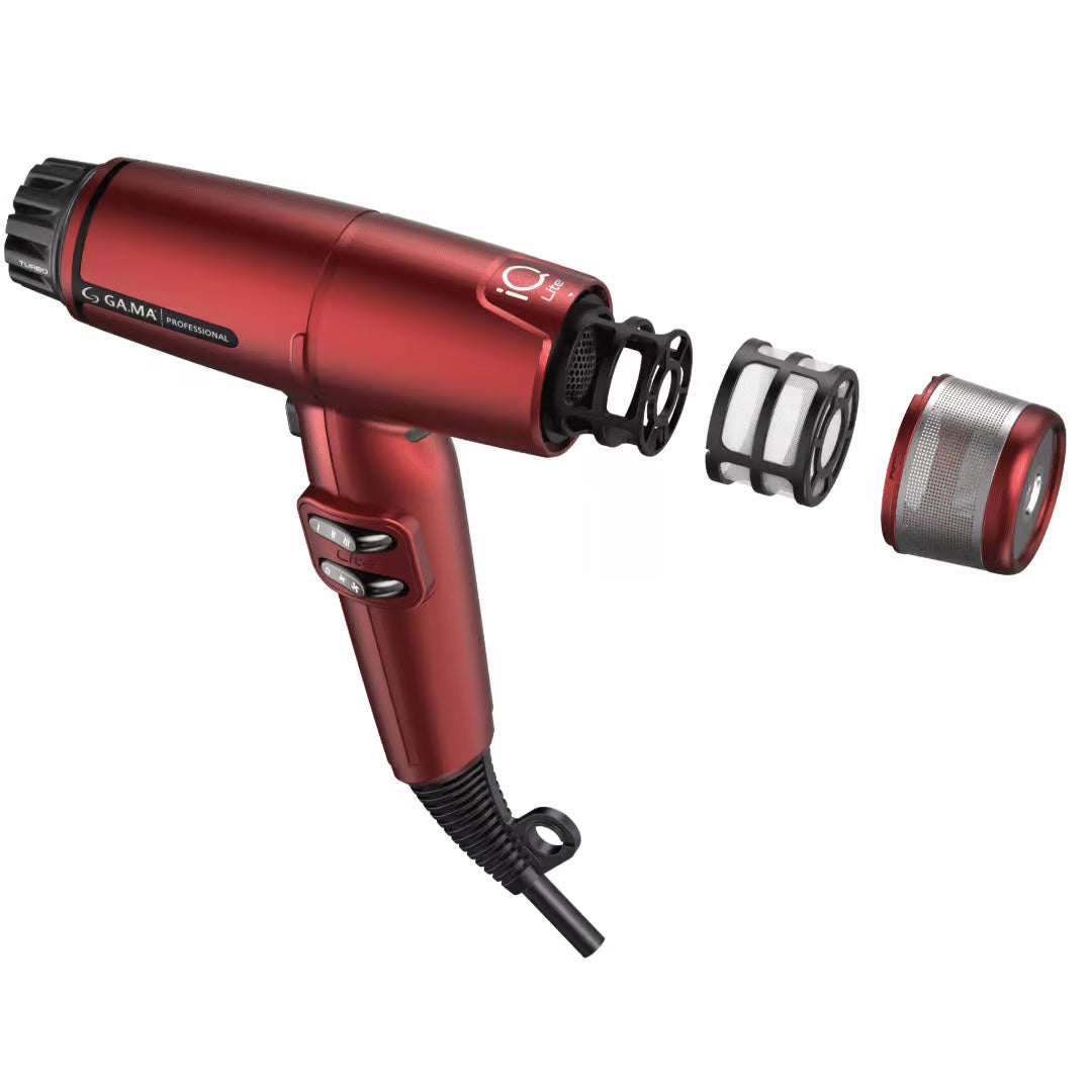 GAMA Italy iQ Lite Max Hair Dryer - Red Hair Dryers
