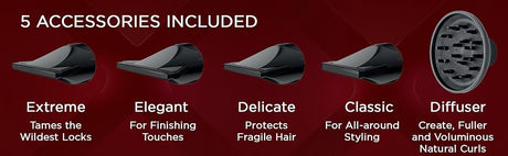 GAMMA+ XCell Hair Dryer - Red