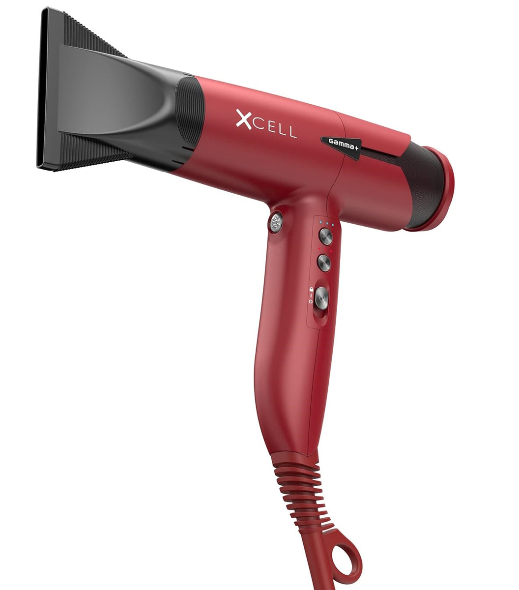 GAMMA+ XCell Hair Dryer Red Simply Manikins