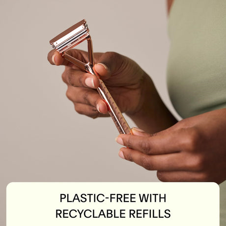 Leaf Shave | Leaf Razor - Rose Gold