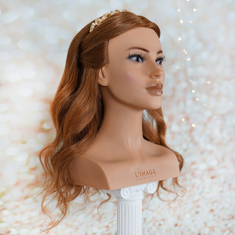 L'IMAGE CLARE Competition Shoulder Mannequin Head