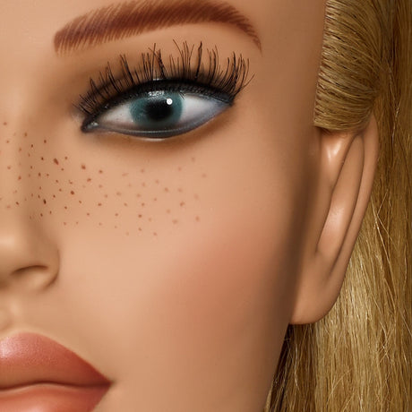 L'IMAGE LAURA Human Hair Shoulder Mannequin Head