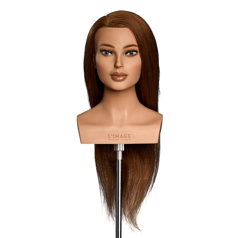 L'IMAGE MELANIE Human Hair Shoulder Mannequin Head