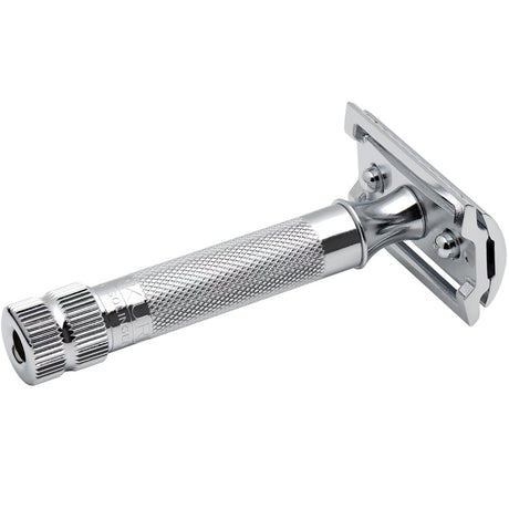 Merkur 34C Double Edge Safety Razor - Heavy Duty Short Handle Safety Razor
