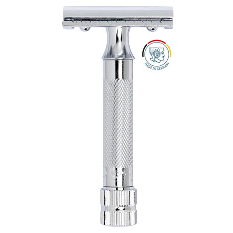 Merkur 34C Double Edge Safety Razor - Heavy Duty Short Handle Safety Razor