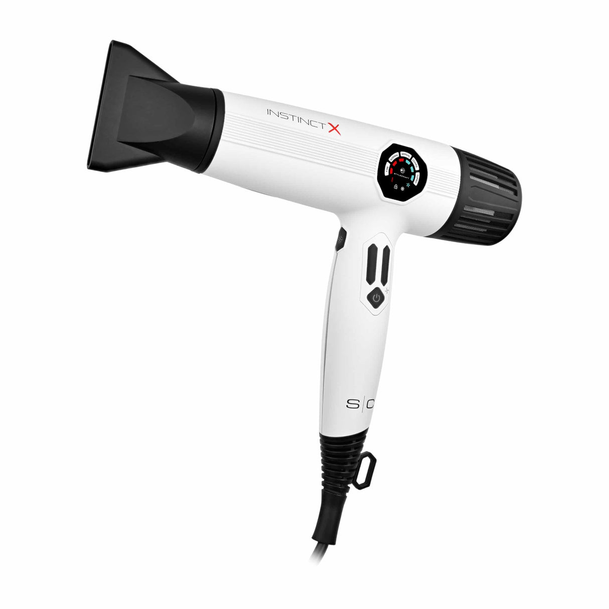 StyleCraft SC105 Instinct X Professional Hair Dryer w/ Brushless Motor & Digital Display