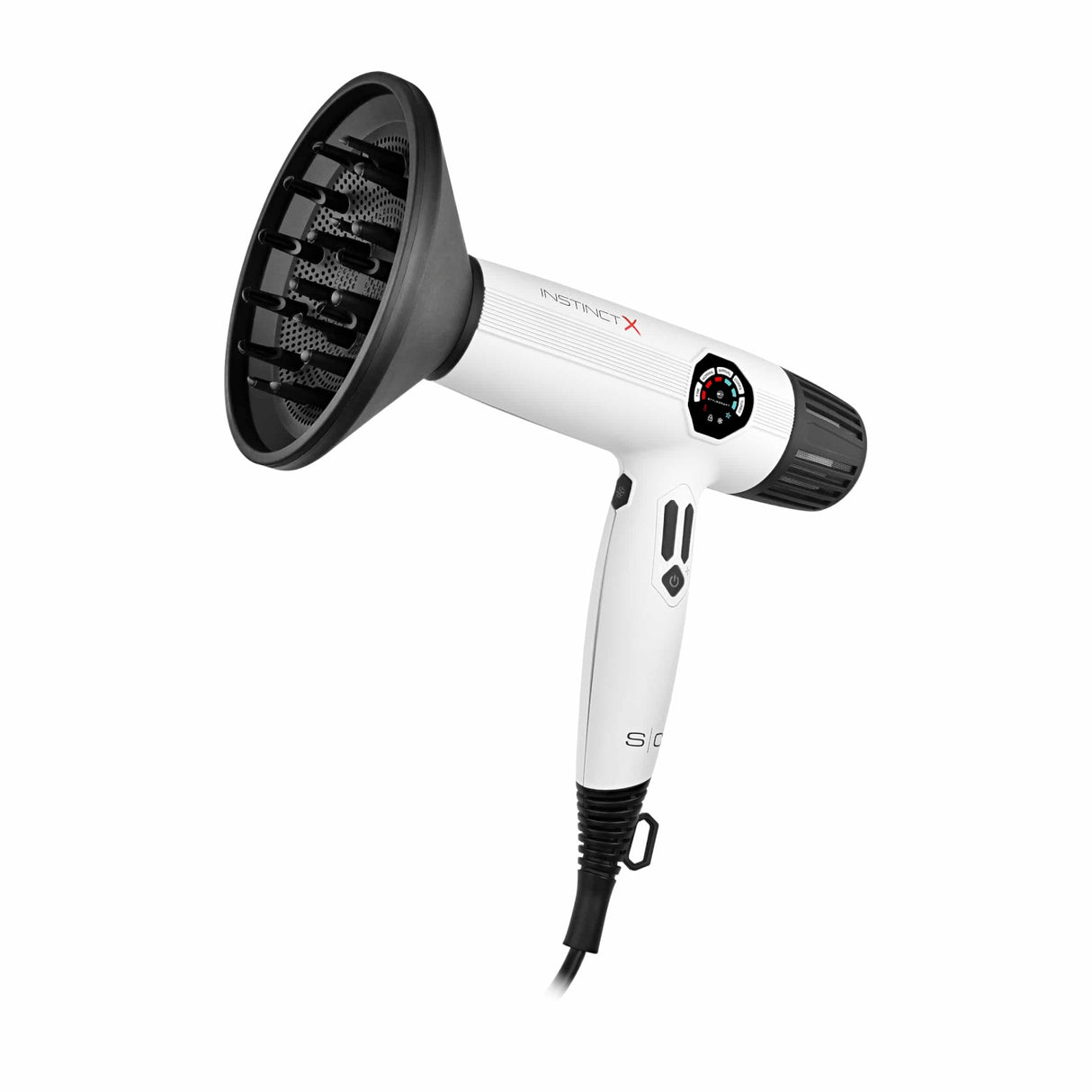 StyleCraft SC105 Instinct X Professional Hair Dryer w/ Brushless Motor & Digital Display