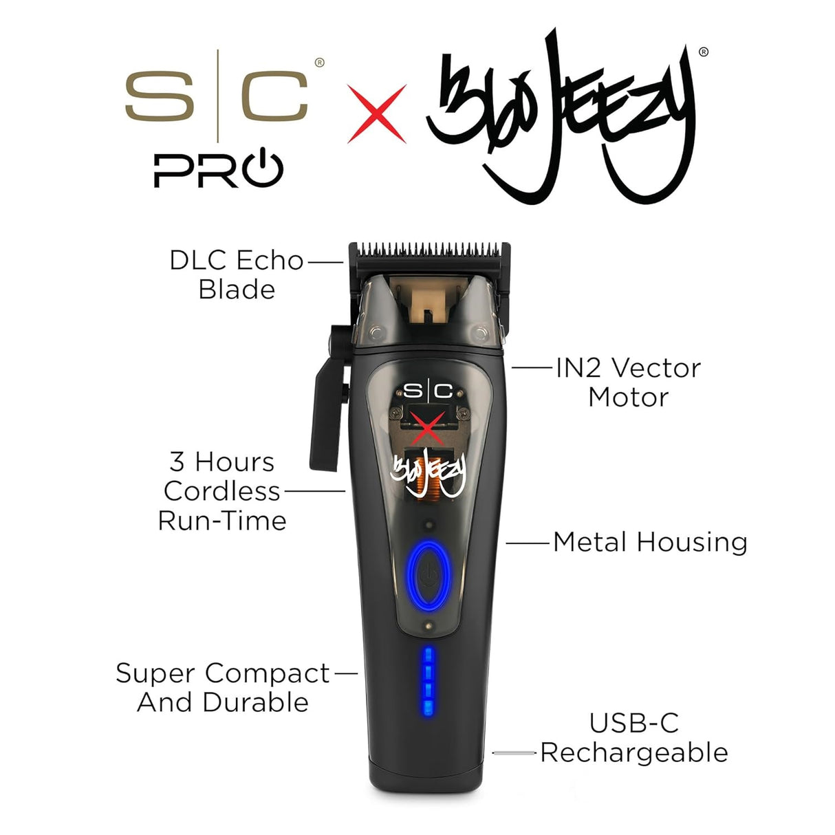StyleCraft SC x 360 Jeezy Cordless Vector Motor Clipper