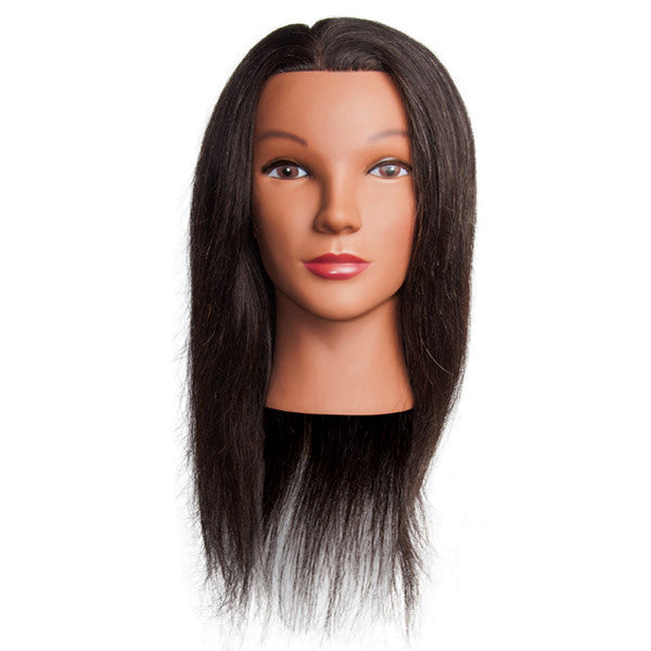 Diane Ava Black Hair Dark Complexion Mannequin Head
