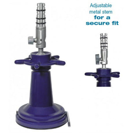 Deluxe Metal Suction Manikin Holder with Stem