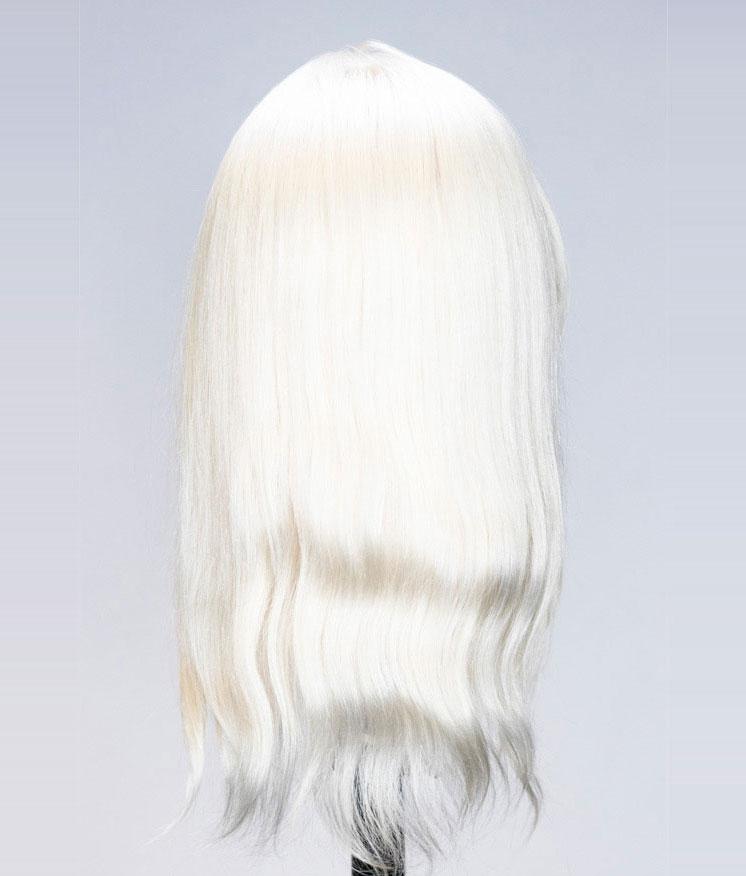 Hairart Bianca 17" Platinum Blonde Human Hair Mannequin - 4936