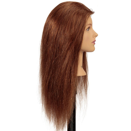 Hairart Isabella Brown Hair Mannequin Head 