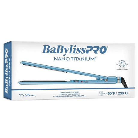 BabylissPro BNT4072TUC Nano Titanium Ultra-Thin 1" Straightener 