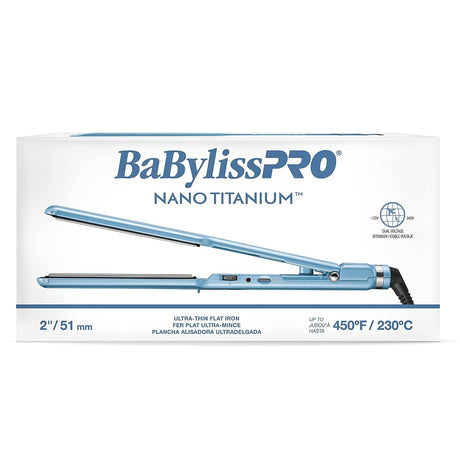 BabylissPro BNT4074TUC Nano Titanium Ultra-Thin 2" Straightener 