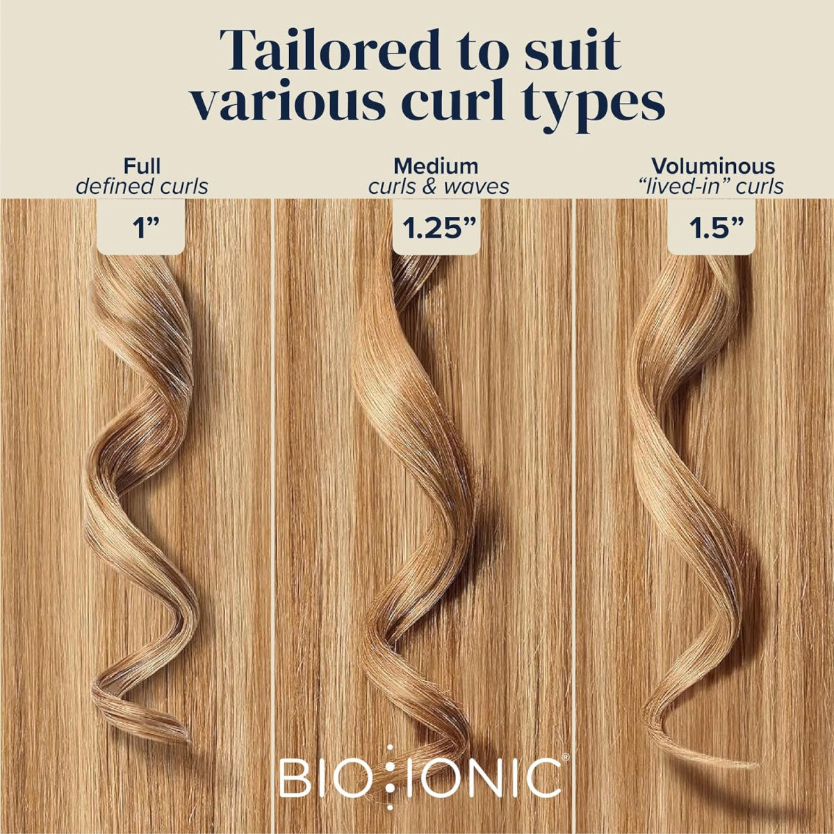 Bio ionic 1 inch long barrel curling iron deals