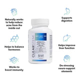 CLEARstem MINDBODYSKIN Hormonal Acne Supplement 