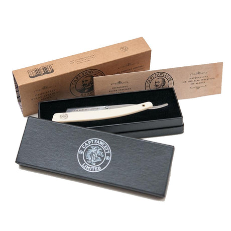 Captain Fawcett's Disposable Double Edge Blade Straight Razor 