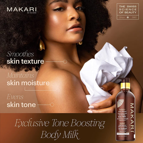 Makari Exclusive Tone Boosting Body Milk - 16.8oz 