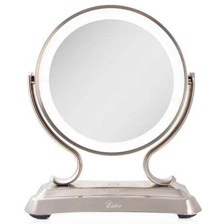 Zadro GLALT45RS Satin Nickel Glamour Led Lighted Makeup Mirror 