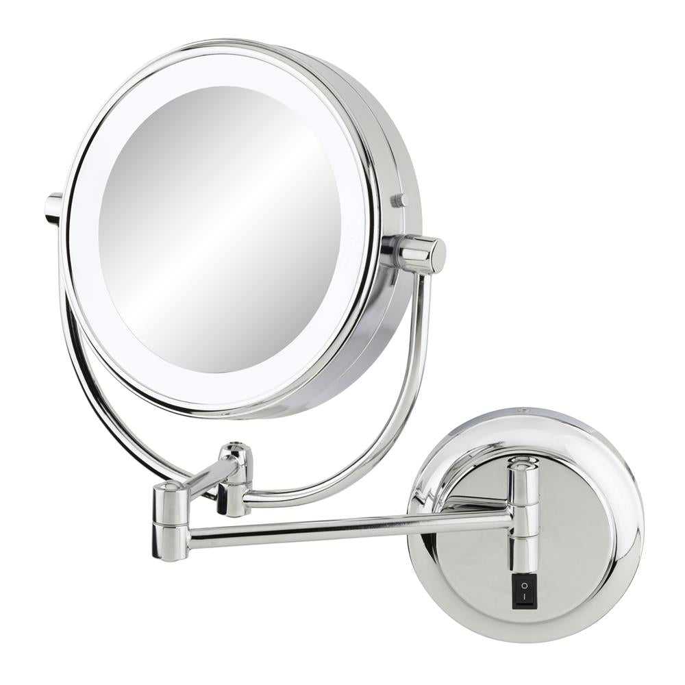 Aptations 945-2-45HW Chrome Lighted Wall Mirror - Hardwired 