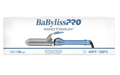 BaByliss PRO 1-1/4" Nano Titanium Spring Curling Iron 