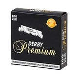 Derby Premium Single Edge Razor Blades - 100 pack 