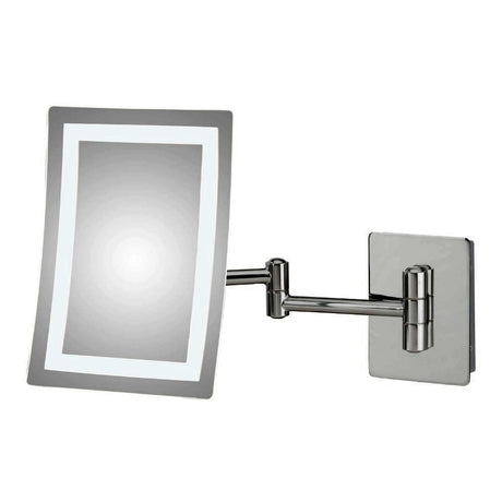 Aptations 949-2-83HW Polished Nickel Single Sided LED Rectangular Wall Mirror - Hardwired 