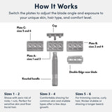 Rockwell 6S Safety Razor - Stainless Steel in Gray Safety Razor