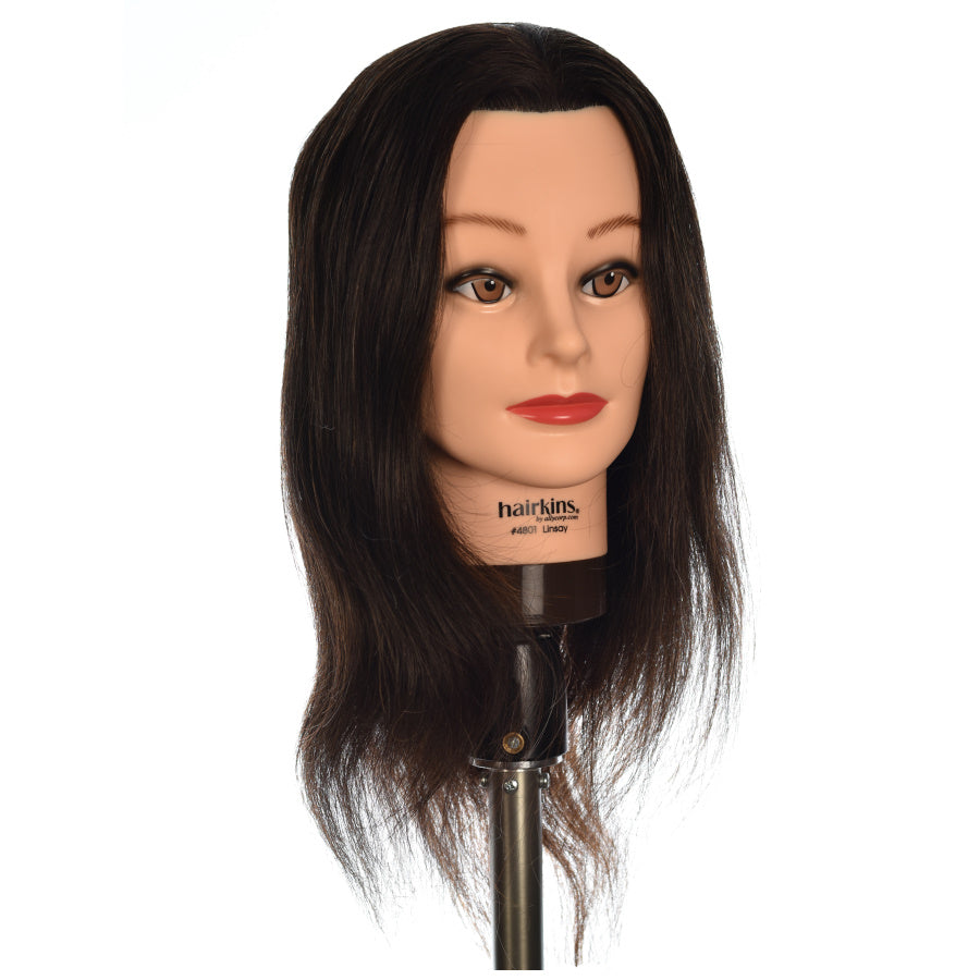 Annie Hairkins Lindsay Medium Brown Hair Mannequin Head 4801 – Simply  Manikins