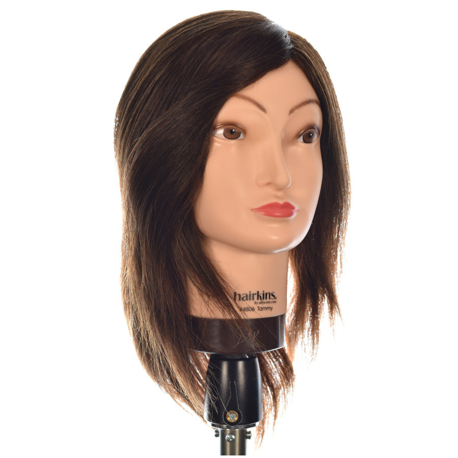 Annie 100% Human Hair Mannequin Head (14inch - 16inch)