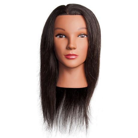 Diane Ava Black Hair Dark Complexion Mannequin Head 